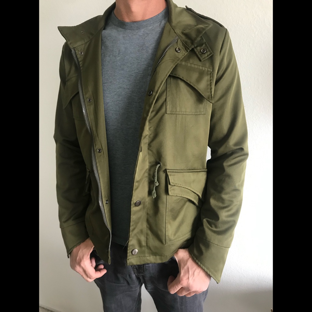 Ailala Brand Mens ArmyGreen Jacket